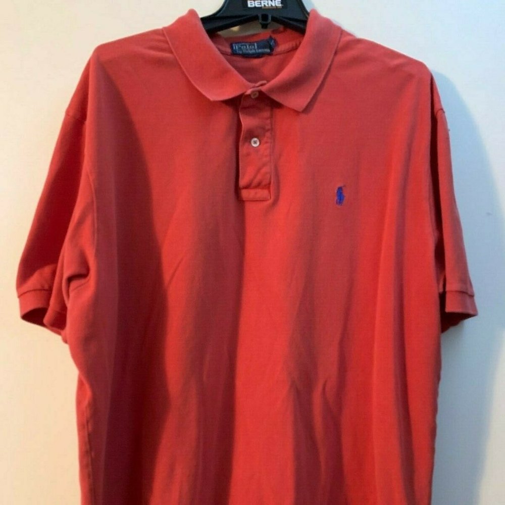 Polo By Ralph Lauren Pink Polo Golf Shirt XXL